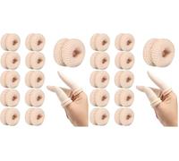 10 vendas para dedos, vendas para el pulgar, vendas tubulares transpirables, protectores de dedos para el trabajo, la cocina y el fitness (Paquete de 2)