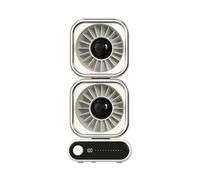 10 ventilador recargable, Auto Oscillating Blower, 5,75 x 4,57 x 12,64 pulgadas Accessory Cooler with Digital Display, ABS Device, Modern Desktop Fan with Noiseless Style, Living Room for Apartment