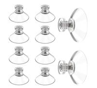 10 ventosas con rosca, ventosa reutilizable compatible con disco de estacionamiento, resistente al calor, fuerte fuerza de adhesión, almohadillas adhesivas de repuesto, pegatinas fuertes, juego de