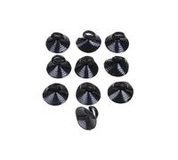 10 ventosas de goma de 35/45 mm, color negro/transparente, para parasol de coche, accesorios para coche.