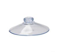 10 ventosas de PVC transparente para organización de baño, ganchos abatibles para montaje suave en armario o espejo (25 mm)