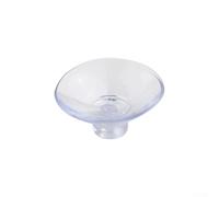 10 ventosas de PVC transparente para organización de baño, ganchos abatibles para montaje suave en armario o espejo (20 mm)