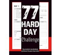 10 Week Challenge Journal: Daily Tracker for Diet, Exercise, Good Habits, Shopping List and Reflection prompts.