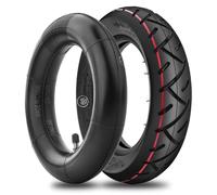 10 x 2,50 Ruedas Patinete y Cámara de Aire, 10 Pulgadas Neumático para Patinete Electrico, Rueda Tubeless Compatible con Kugoo M4 Pro Quick 3 Zero 10X Inokim OX Scooter Eléctrico, Wheel Recambio