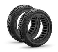 10 x 2,75-6,5 neumáticos de goma maciza para Kukirin G2/G3 Roller (negro, 2 unidades)
