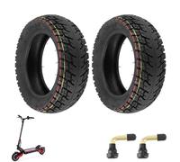 10 x 3 neumáticos para scooter, 255 x 80 Off-Road neumáticos de repuesto sin cámara, 80/65-6 neumáticos de repuesto delantero y trasero para Dualtron Zero 10X / Kaabo MANTIS 10 (sin manguera*2)