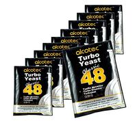 10 x Alcotec Classic 48 - Levadura Turbo, Levadura de Vodka, Levadura para Puré