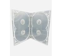 10 x Amaray Multi 4 DVD Case - Caja de 4 vías para 4 discos en caja transparente para 4 discos en embalaje de la marca Dragon Trading.