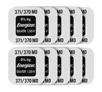 10 X Baterías De Óxido De Plata Energizer 371/370 1.55V SR69 SR920W Para Reloj