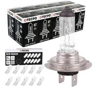 10 x Bombilla para coche H7 12 V 55 W PX26d Bombilla tecpo Premium lámpara halógena