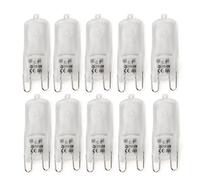10 x Bombillas Lámpara halógena G9 luz iluminación lámpara blanco cálido 40 W 230 V