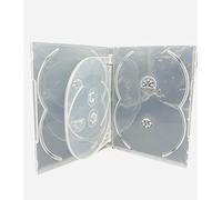 10 x CD DVD/Blu Ray 14 mm, Transparente DVD 6 Vías para 6 discos, diseño de dragón Trading Branded
