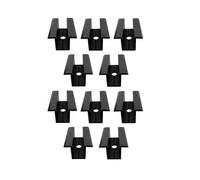 10 X Centre Clamp Pv Solar Panels, Black, Module Clamp for All Frame Heights, Solar Panels Bracket