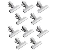 10 X Clips de Cierre Acero Inox. 76mm Mermelada Pinzas para Bolsas Sistema Set