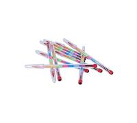 10 x Colour Change Funky Pencils Stackers Pop A Crayons by Henbrandt
