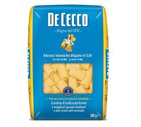 10 x De Cecco Mezze Maniche Rigate n°136 - Pasta de trigo duro italiano (500 g)