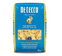 10 x De Cecco Pipe Rigate n°49 - Pasta de trigo duro (500 g)