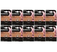 10 x Duracell 1220 (10 blísters de 1 batería) 10 pilas (CR1220)