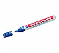10 x Edding marqueur permanent edding 3000 bleu
