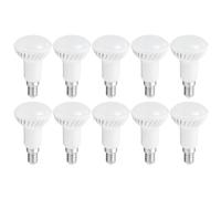 10 X Focos LED Reflectores R50 4,8W = 40W E14 Mate Luz Cálida 3000K 120°