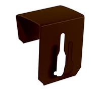 10 x Ganchos de pared Ganchos decorativos Fensterclip para Decoración de ventana Marrón 20-23mm