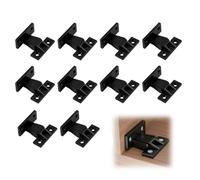 10 X Keku - Conectores de zócalo de presión para paneles ABS, clips de panel de ajuste rápido para muebles, conector de tablero de panel para gabinetes de cocina, armario, cama, mesa