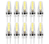 10 X LÁMPARA DE BASE LED 2W = 25W G4 SMD 210LM 360° LUZ DIURNA 6500K FRÍA