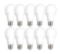 10 X LED Bombillas 13W Casi 100W E27 Mate 1270Lm Cálido 2700K
