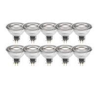 10 X Ledvance LED MR16 Cristal Reflector 5,3W =3 5W GU5, 3 12V 3000K 36° Ra >97