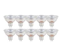 10 X Ledvance LED MR16 Cristal Reflector 6,6W=43W GU5, 3 12V 2700K 36° Ra >97