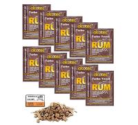 10 x Levadura Turbo Alcotec Rum 73g - Para Fermentación de Melaza, Aroma de Ron, Fermentación Eficiente