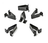 10 x metal soporte grapas abrazadera tuerca Audi VW Seat Skoda negro | cl de 0383