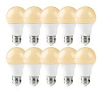 10 X Nedis LED Forma Bombilla 5,3W = 35W E27 Ópalo 396lm Extra Blanco Cálido