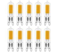 10 X Osram LED Cristal Zócalo 2W = 20W G9 Cob Claro 200lm Blanco Cálido 2700K