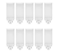 10 X Osram LED Dulux T/E 7W = 18W GX24q-2 720lm 830 Blanco Cálido 3000K Hf&ac