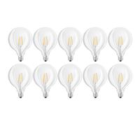 10 x Osram LED Parathom Filamento Globo G125 4 W=40 W E27 Clara 470 lm