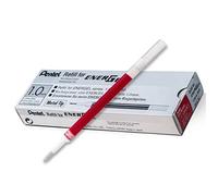 20 X Pentel LR10 Roller Refill for EnerGel Gel Pen 1.0mm Metal Tip Red Ink