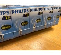 10 x PHILIPS/OSRAM Bombilla Tropa P45 E14 25W Regulable Clara NUEVA