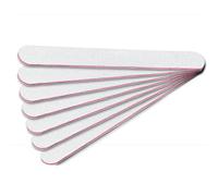 10 x Premium limas de Uñas Blanco Recto grano 180/100