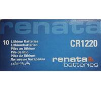 10 x Renata 1220 Fabricada en Suiza de Litio Recargable