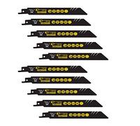 10 x SabreCut SCRS922BF_10 150mm 14 TPI S922BF Hojas de sierra de sable para corte rápido de madera y metal Compatible con Bosch Dewalt Makita y muchos otros