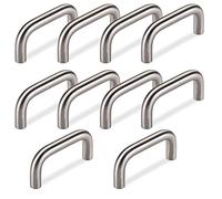 10 x SOTECH Tiradores de arco BG03e ACERO INOXIDABLE macizo Ø 10 mm/BA 64 mm/Tiradores para muebles