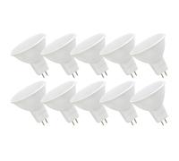10 X Spectrum Lámpara LED Reflector 4W GU5, 3 12V 410lm Blanco Cálido 3000K [EEK: F]