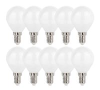 10 X SPECTRUM LED FILAMENTO GOTAS 5,5W = 60W E14 Mate 610lm 827 Cálido 2700K