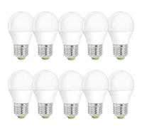 10 X Spectrum LED Lámpara Tipo Vela 6W=40W E27 Mate 500lm 4000K Dimmable