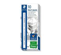10 X Staedtler Mars Plástico Borrador Goma Soporte Rellenos 528 55