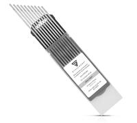 10 x STAHLWERK TIG electrodos de soldadura de tungsteno 2,4 x 175 mm WC20 Sin torio - agujas TIG universales para acero, acero inoxidable, aluminio, cobre, gris, 10 pzs