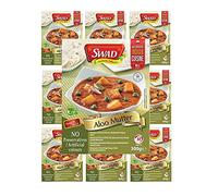 10 x Tuerca Aloo 300 g original de la India, platos prefabricados, cocina rápida, solo calentar, vegano