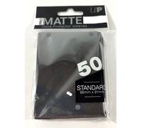 10 X Ultra Pro 50 Protectores De Cartas Manga Pro Mate Sin Brillo Negro 66X91Mm