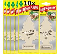 10 x Wunder-Baum ® Kokos, lufterfrischer, duftbäume, Duft Kokosnuss